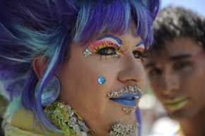 Photo of a drag queen.