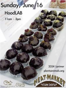 Photo of vegan confections.