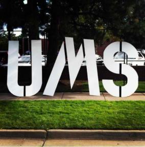 Photo of UMS sign.