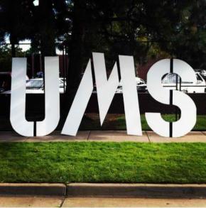 Photo of UMS sign.